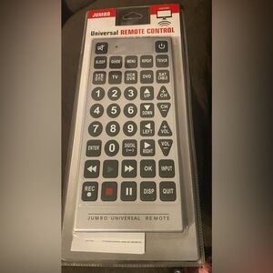 Jumbo Universal Remote Control